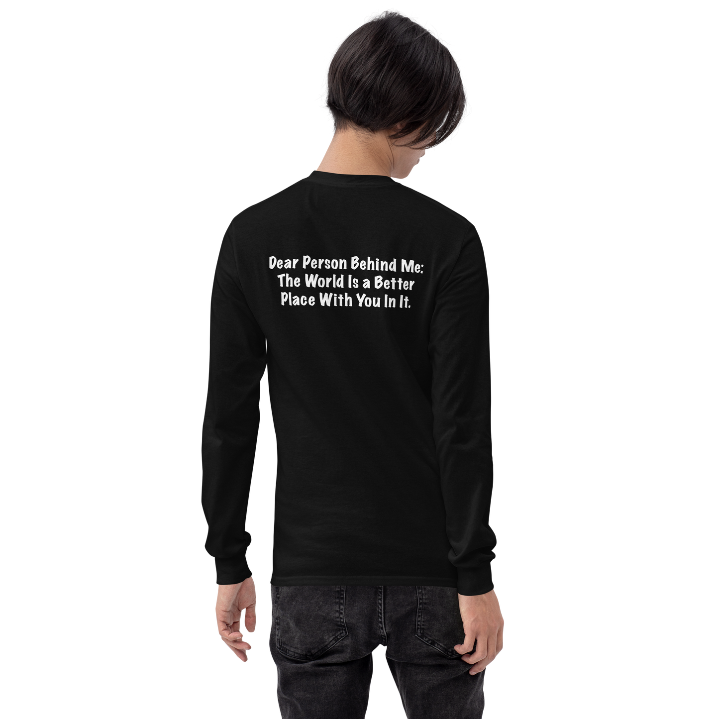 "Tomorrow Needs You" Men’s Long Sleeve Shirt