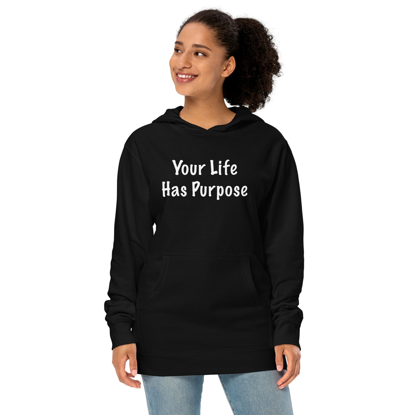 "Your Life Has Purpose" Unisex midweight hoodie