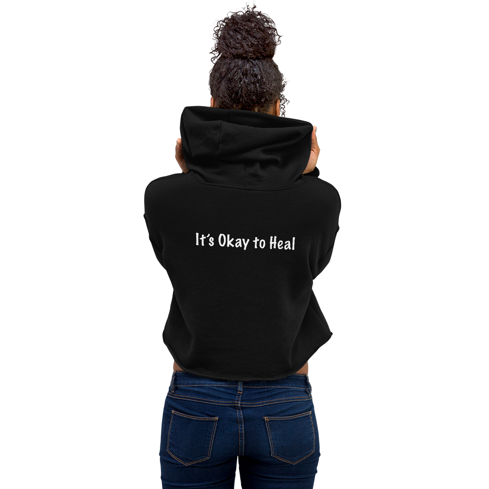 "It's Okay to Feel" Crop Hoodie